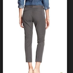 Grey Jackson Fit Ankle Pants Banana Republic